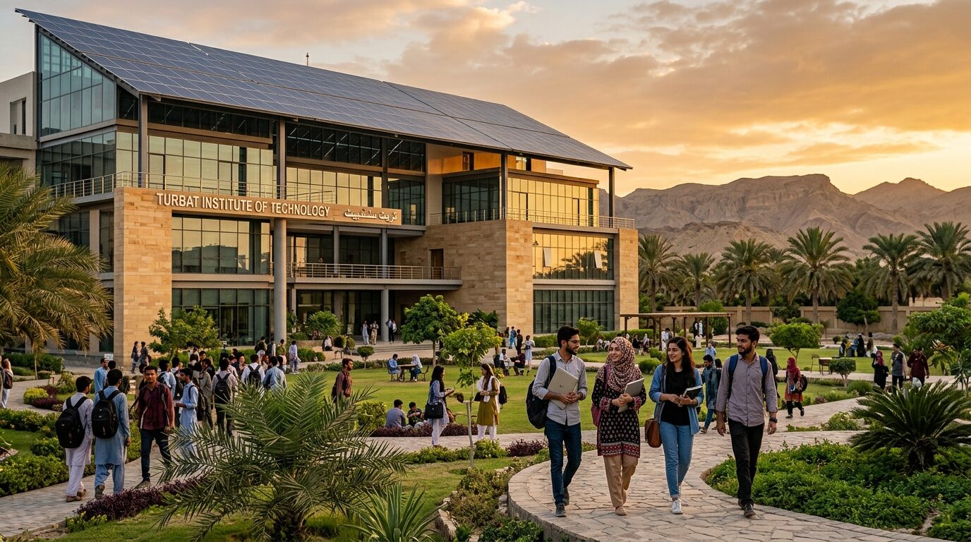 Kech IT Hub Turbat Campus Main Building and Computer Labs